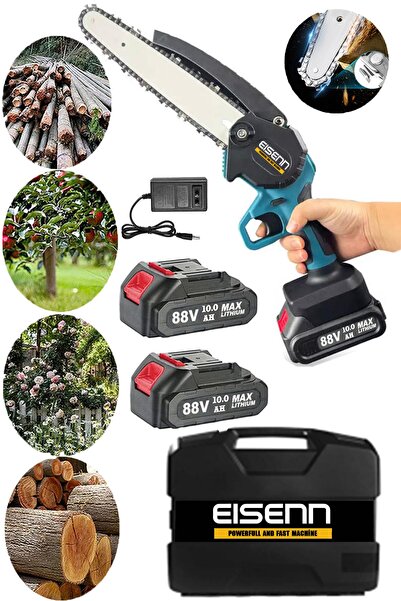 Eisenn Alman 128 Vf 10 Ah Blue 17 Cm Yeni Nesil Motor Çift Akülü Dal Ağaç Bud...