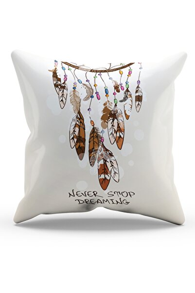 Moud's Husă de pernă din piele intoarsă cu model nativ american imprimat pe d...