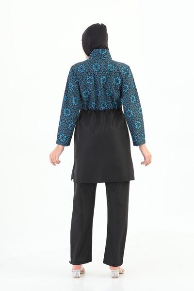 Remsa Mayo Parachute Fully Covered Hijab Swimsuit Nida 2103 Green