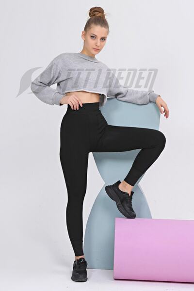 FİT1BEDEN Χειμωνιάτικο ζεστό Unisex βελούδινο καλσόν με φλις εσωτερικά