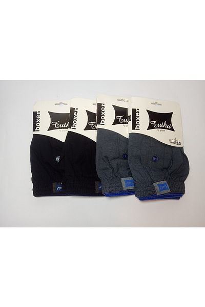 Tutku Combed Cotton Plain Boxers 4 Pieces