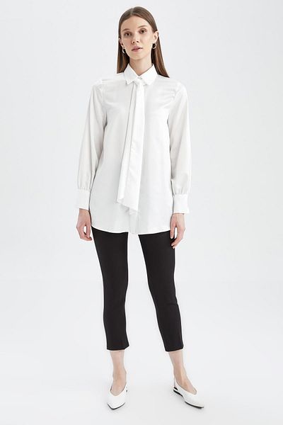 DeFacto Carrot Fit High Waisted Woven Trousers