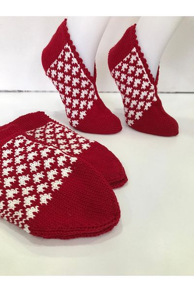 Ebrar Çeyiz Acrylic 1st Quality Special Machine Knitted Booties