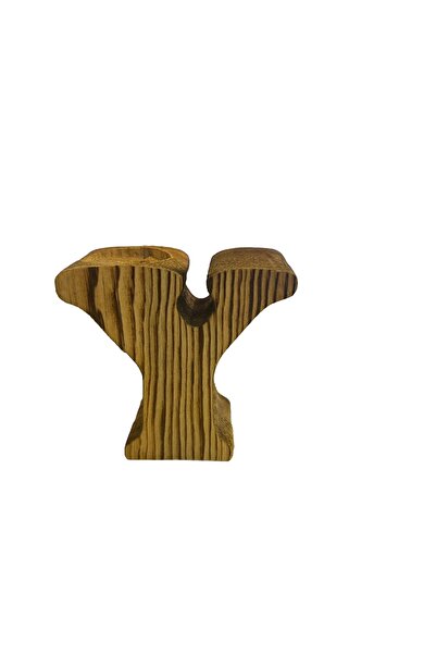 seymenbıçakçılık Baş Harfli Mumluk Ahşap