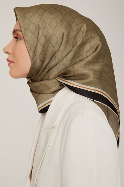 Armine Silk Twill Scarf 8832D