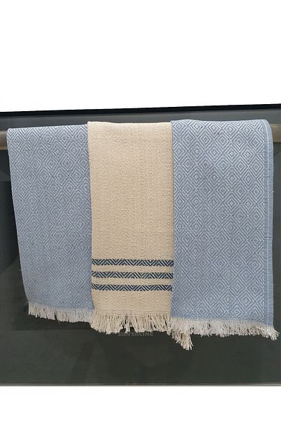 S&R 3 Șervețele de Servire Blue Peshtamel - 30x50 Cm Prosop de mână și de bucătărie Prosop de uscare