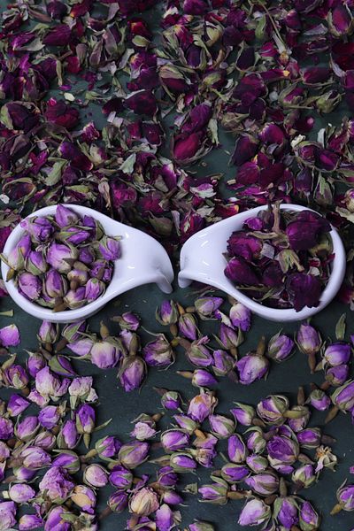 aktarloji 2 Pack Bud Dried Rose 75 Gr Red 75 Gr Pink Total 150 Gr