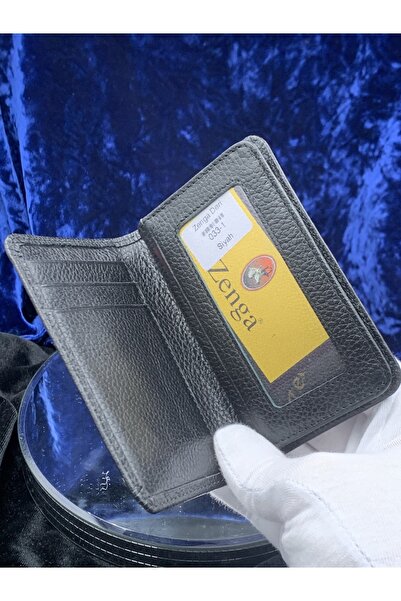 Zenga Original Leather Men's Wallet Black Color