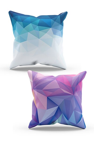 Moud's Двосторонній набір з 2 сукняних чохлів із сукні з принтом Blue Diamond