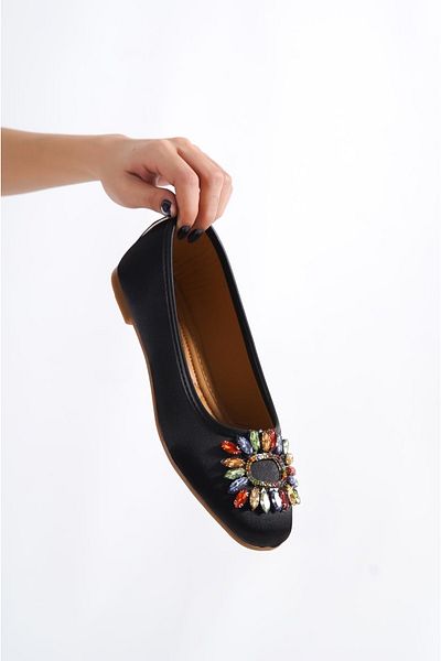 Capone Outfitters Ballerina - Schwarz - Flacher Absatz