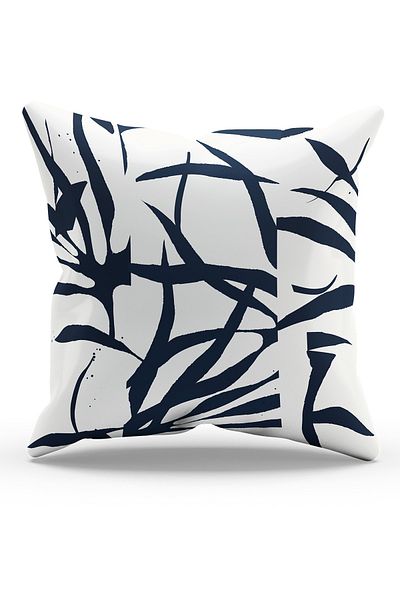 Moud's Double Sided Printed Omegu Patterned 4-Piece Combination Suede Throw Pillow Case