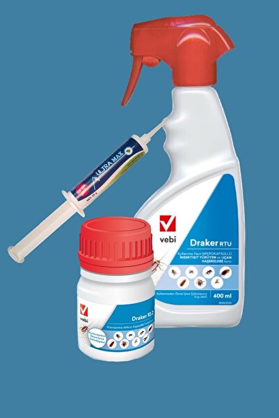 Vebi Entokim Draker 10.2 Cs 50 Ml & Draker Rtu 400 Ml & Ultramax Jel 10 Gr