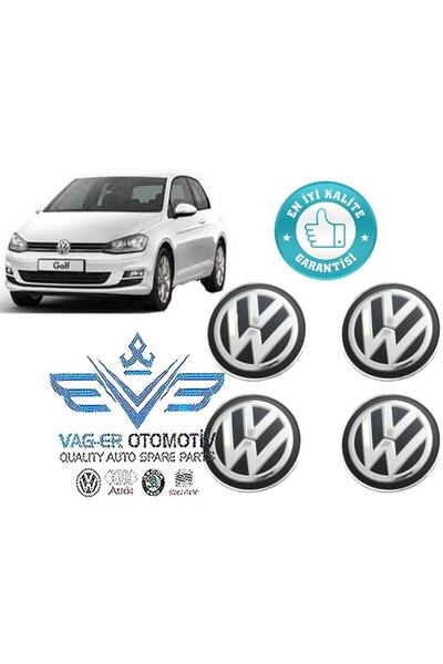 OEM Volkswagen Golf 7 2012-2016 Tekerlek Jant Göbek Arması Logosu