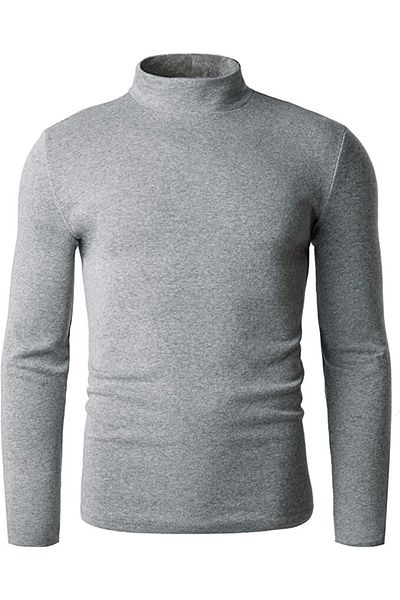 AVSARWEAR Unisex Slimfit Θερμικό ζιβάγκο Γκρι Badi