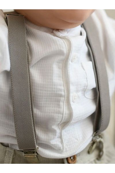 LC Waikiki Judge Collar Long Sleeve Baby Boy 3 Piece Set
