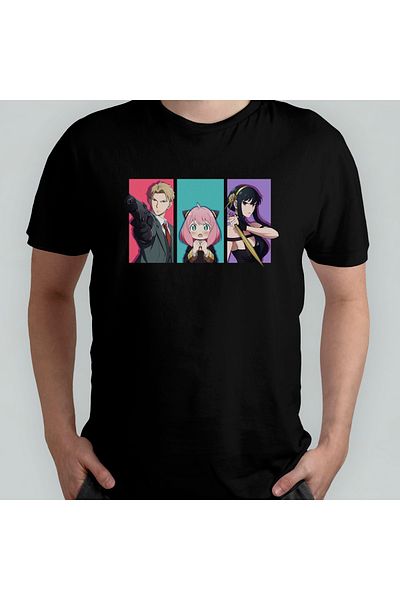 Pixxa Μοντέλο μπλουζάκι Spy X Family 100% Cotton Crew Neck - 2