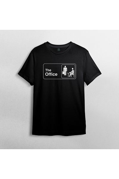 Pixxa The Office 100% Cotton Crew Neck T-shirt Μοντέλο - 1