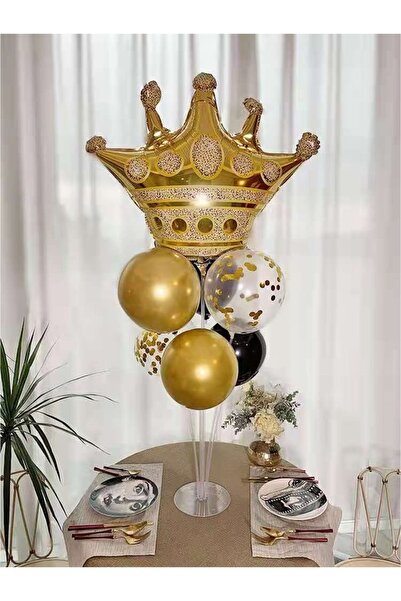 MFM Σετ μπαλόνια με αλουμινόχαρτο King Crown για πάρτι
