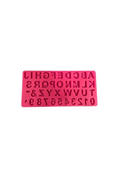 Getshopmini Epoksi Şeker Hamuru Silikon Küçük Boy Harf Kalıbı - Gt0715