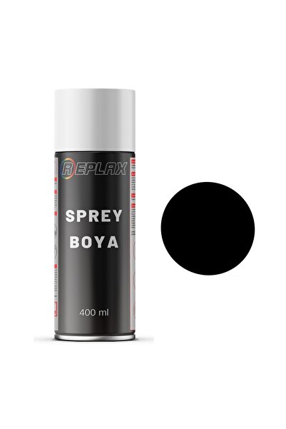 REPLAX Ahşap Boyası Mat Siyah Sprey Boya 400 Ml.