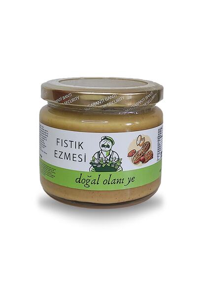 %100 Doğal Ve Katkısız, Şekersiz Fıstık Ezmesi 300gr
