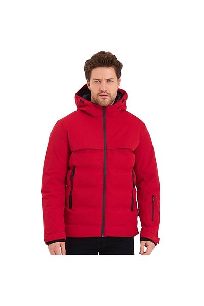 Jack & Jones Мъжко червено пухено яке Jack Jones Jcotarwin