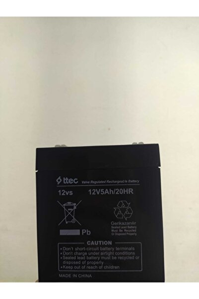 Ttec 12v 5ah Bakımsız Kuru Akü