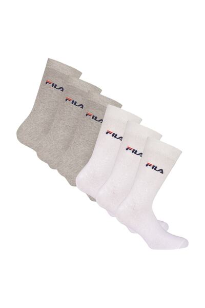 FILA Unisex Socken, 6er Pack – Strümpfe, Street, Lifestyle, Sport (2x 3 Paar)