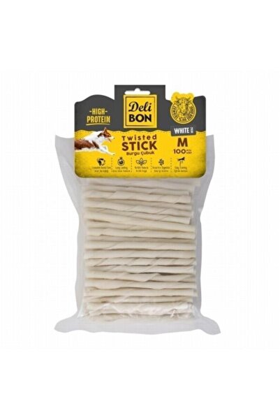 Delibon Deri Burgu Çubuk Orta 100 Lü Paket Beyaz