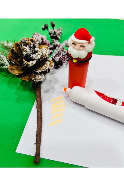 Taros Santa Claus Orange Highlighter with Snap-on and Removable Head