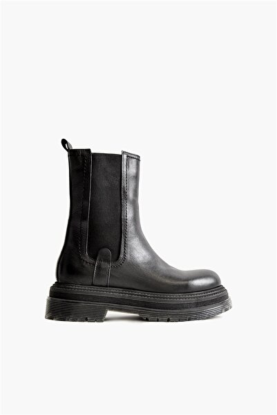 Shoes & More Seyso - Siyah Deri - Bot