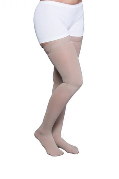 ORLEX Diz Üstü Silikonlu Çorabı Burnu Kapalı Ccl2 - 23-32 Mm Hg