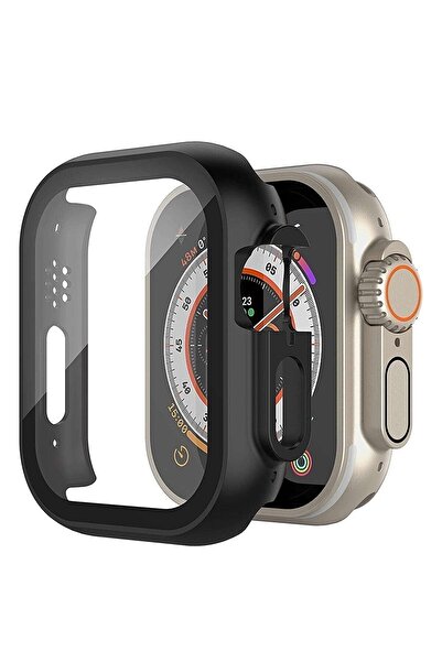 Fibaks For Apple Watch Ultra 49mm Kılıf Kasa Ve Ekran Koruyucu 360 Koruma