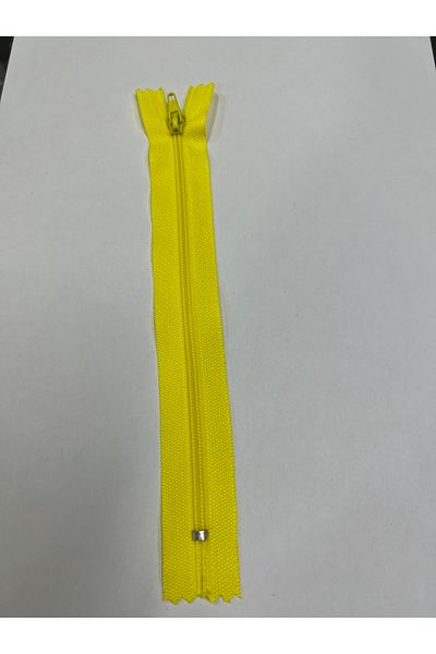 ADS 20 Cm Pants Zipper 10 Pieces Yellow