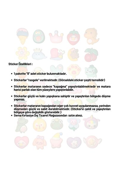 Vagonlife Σετ 8 τρισδιάστατων αυτοκόλλητων