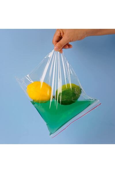 KENT Kilitli Torba Şeffaf Poşet 31*23 Cm 100 Ad.