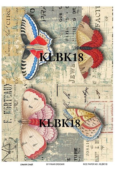 LİNEART Brass Decopage Klbk18