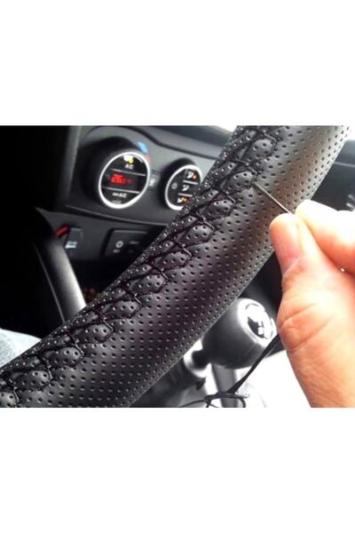 Asegaraj Toyota Corolla Efsane Kasa Uyumlu Dikmeli Direksiyon Kılıfı Noktalı ( 38×10cm )