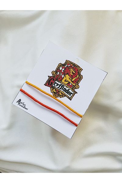 Atölye Merdiven Gryffindor Bracelet Set Harry Potter Gift Bracelet