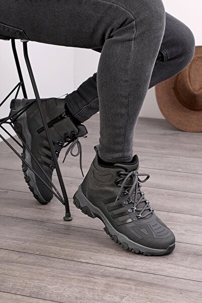 TOBAİ Холодні та водонепроникні міцні гарантовані трекінгові гумові чоловічі зимові черевики на блискавці