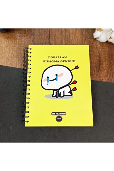 Genel Markalar Konuşan Ajanda 17x24 Spiralli Stickerli Kuşe Kağıda Tarihsiz A...