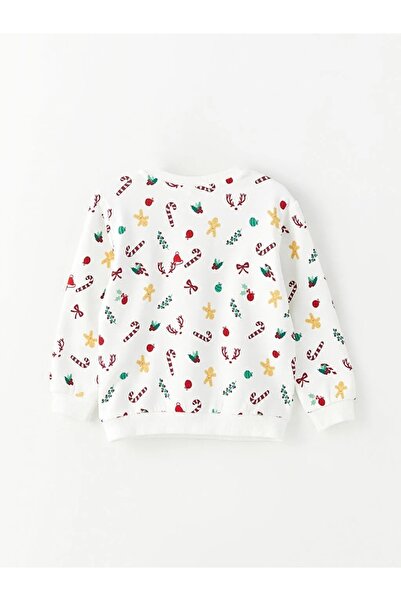 LC Waikiki Baby Boy - Crew nyakú és nyomott hosszú ujjú pulóver