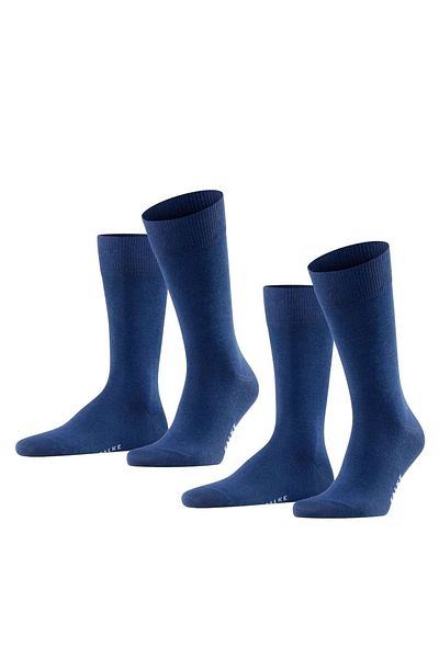FALKE Herren Socken, 2er Pack - Happy, Kurzsocken, Baumwolle