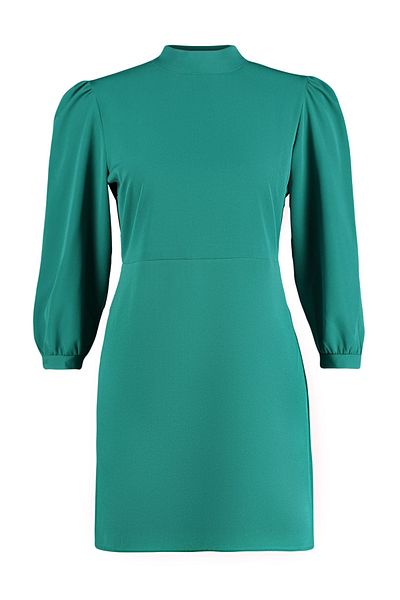 Plus Size Dress - Green - A-line