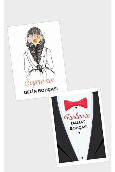 Genel Markalar Gelin Damat Bohçası Kartları, Gelin Çeyiz Bohça Kartı, Bohça K...