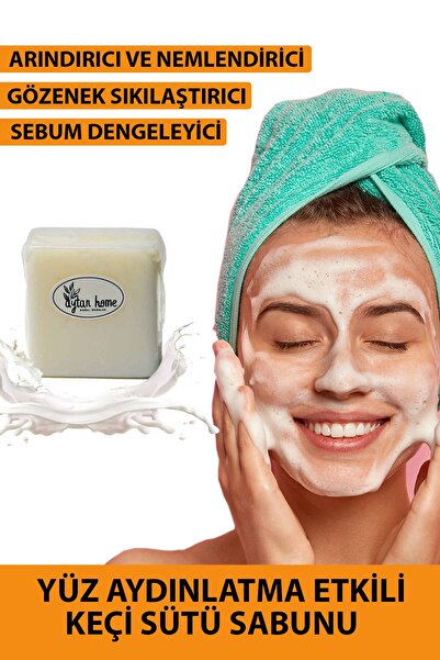 Aytan Home Kırışıklık Önleyici Yüz Aydınlatma Etkili Keçi Sütü Sabunu (SİYAH ...