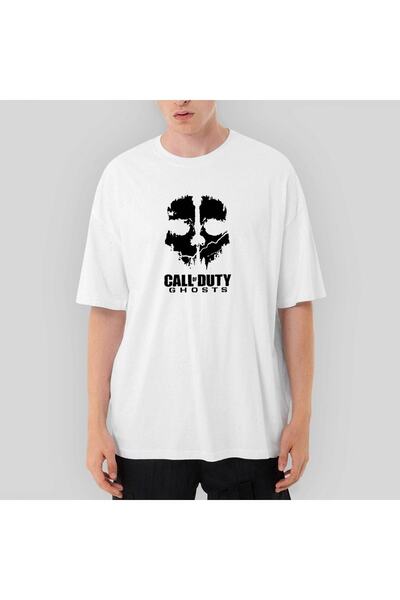 Z zepplin Tricou alb supradimensionat Call Of Duty Black Ghosts