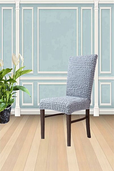 BASHTUGH TİCARET Bashtugh Sandalye Kılıfı Bürümcük Eteksiz Lastikli Yıkanabilir Sandalye Örtüsü Tek Adet.