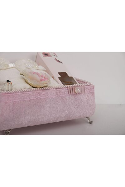 Finezza Grandmaxi Кадифений рушник, ароматизатор для кімнати, аксесуари, скринька, набір 6 шт. пудра -1313