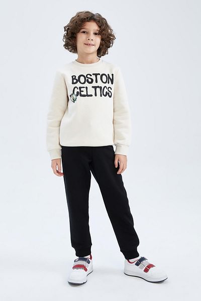 DeFacto Boy's Nba Boston Celtics Crew Neck Sweatshirt